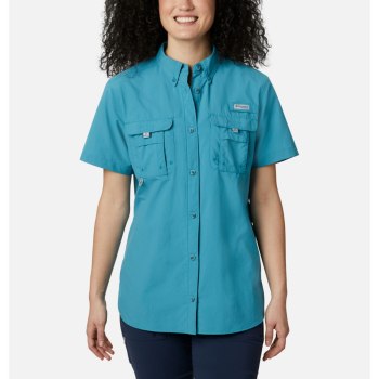 Columbia PFG Bahama Short Sleeve, Camisa Azules Para Mujer | 089356-PWR